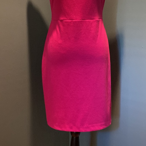 Merona Fuchsia Pink Sheath Dress Size Small - Picture 3 of 13